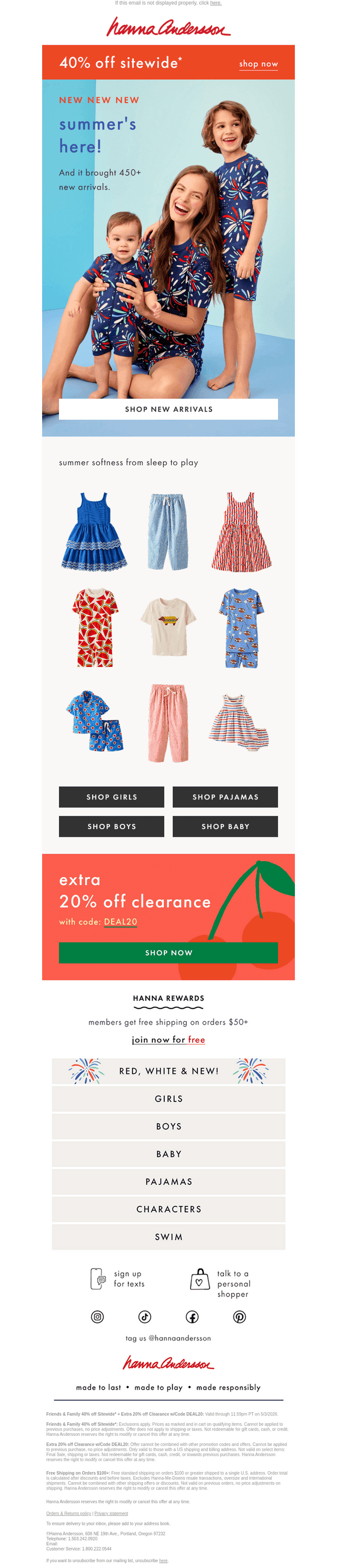 New Styles, New Prints 🍦 40% Off