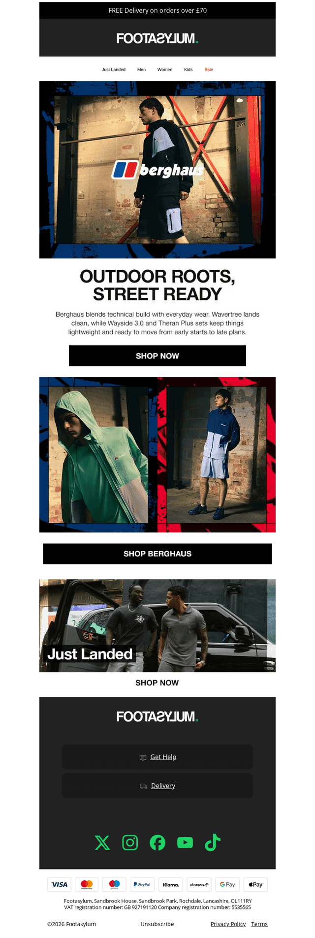 Berghaus blends technical build with everyday wear