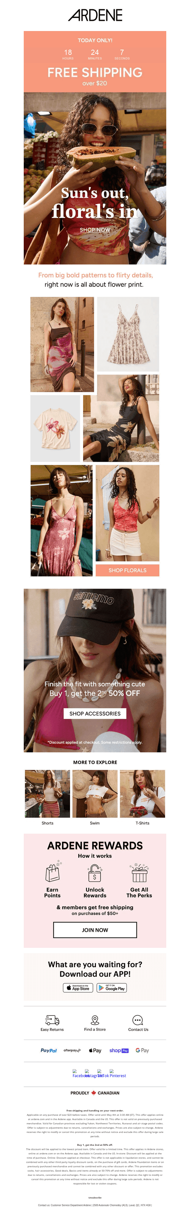 TODAY ONLY! FREE SHIP OVER $20