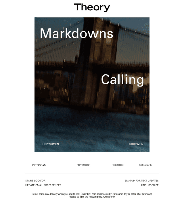 Markdowns Are Calling