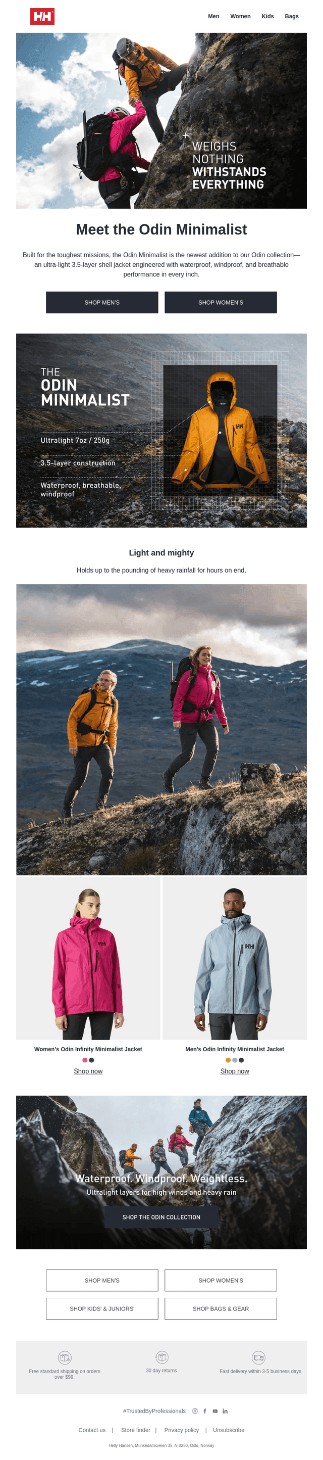 Just in: Summit-ready Odin Minimalist
