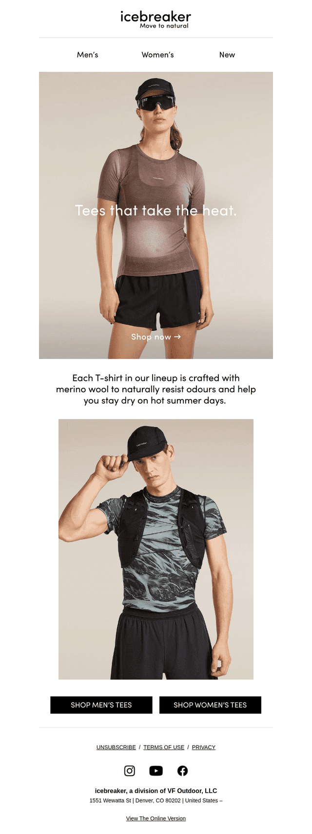 Tees that take the heat