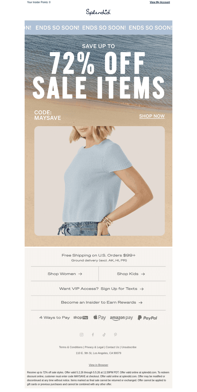 🌊 Ends Soon: Save Up to 72% OFF 🌊