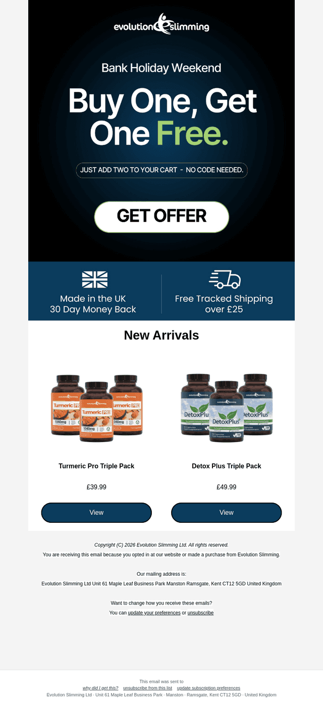 LAST CHANCE: Buy One, Get One Free!