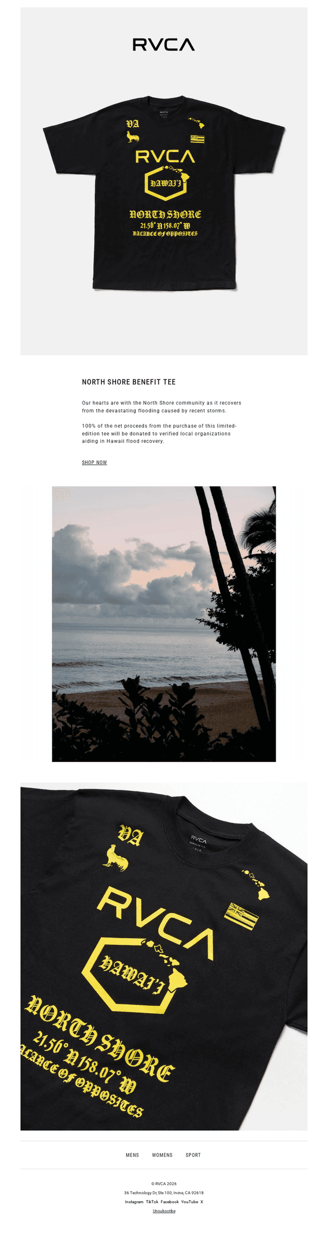 Limited Release: Hawaii Benefit Tee