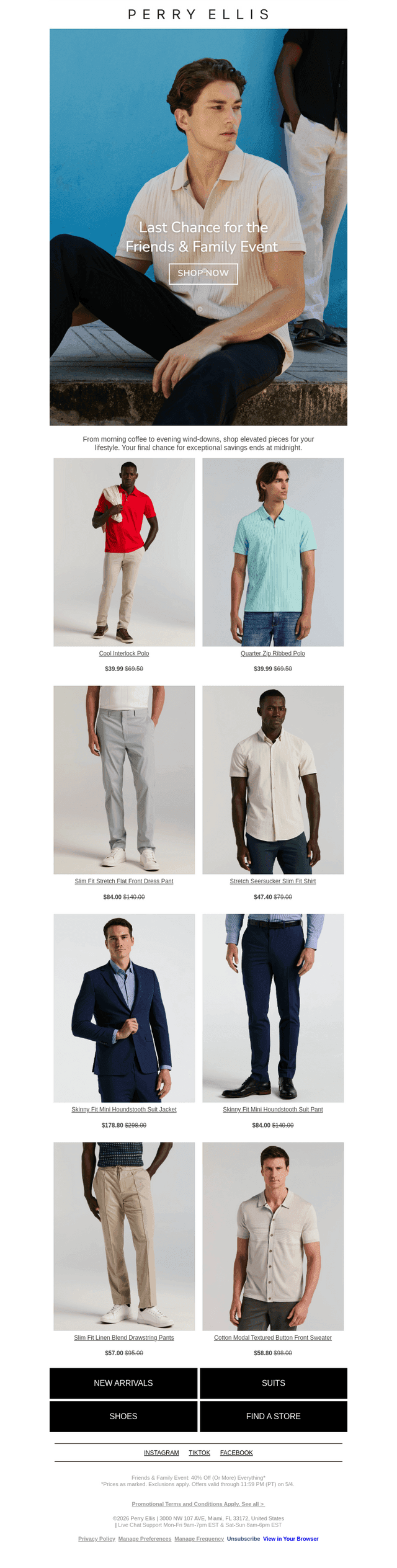LAST CALL | 40% off (or more) Everything