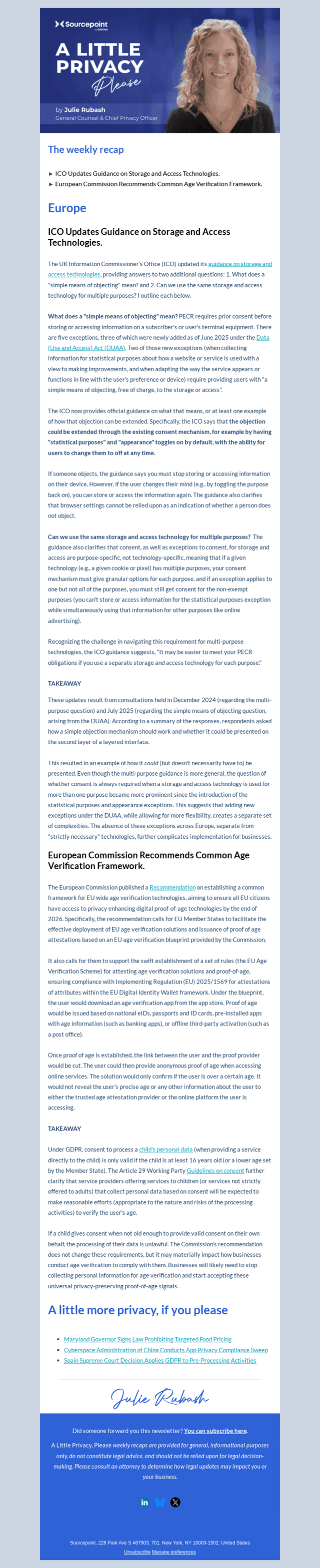 Sourcepoint email from Tue, May 5, 2026