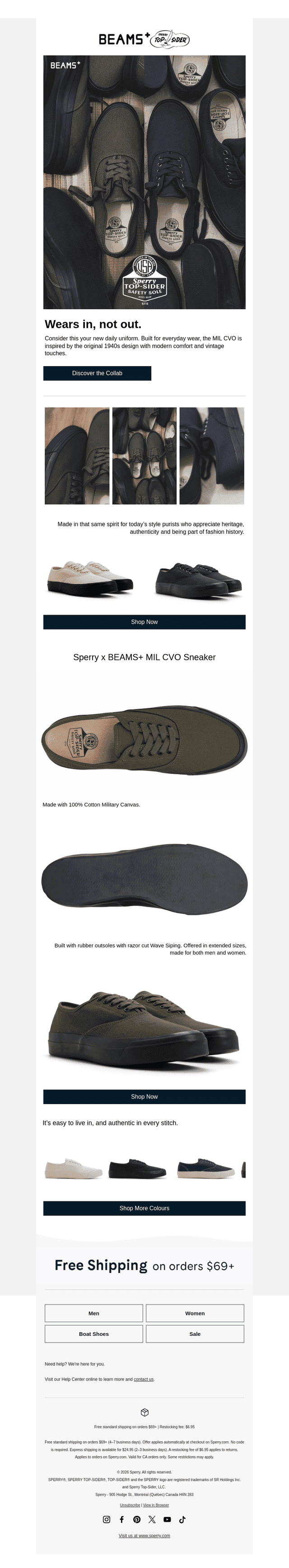 Sperry email from Tue, May 5, 2026