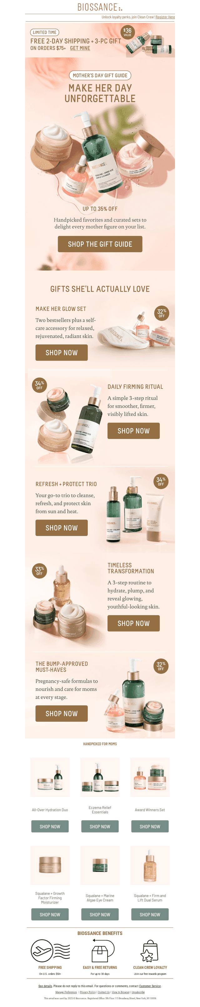 BIOSSANCE email from Tue, May 5, 2026