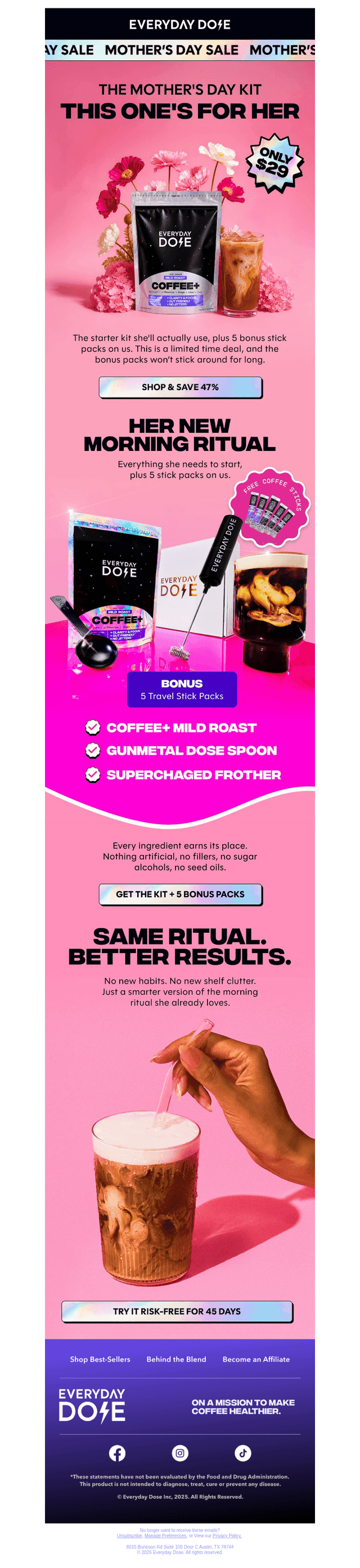 The Mother's Day Kit is $29
