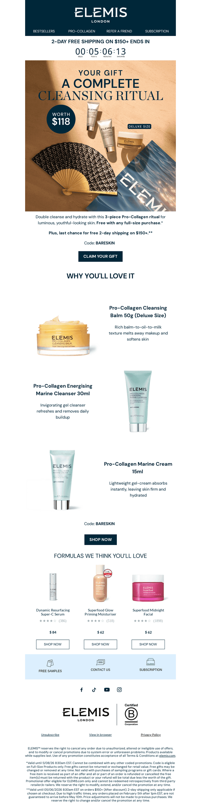 Your Double Cleanse and Hydration Gift Is Here