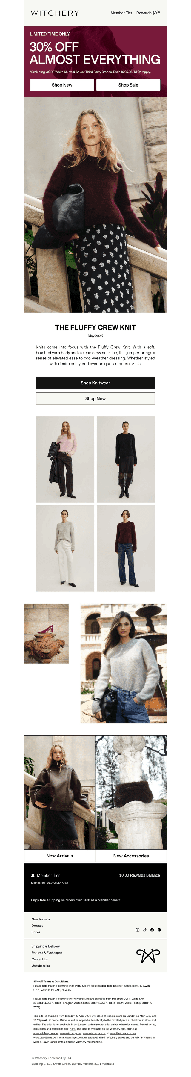 Don't Miss Out: 30% Off Almost Everything