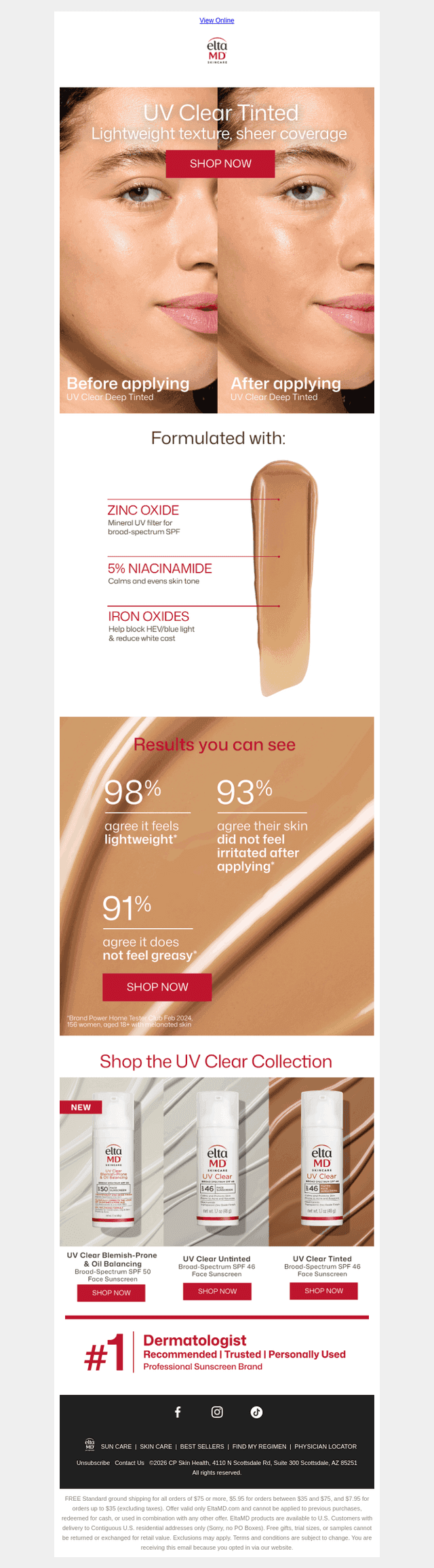 Meet your skincare multi-tasker: UV Clear Tinted