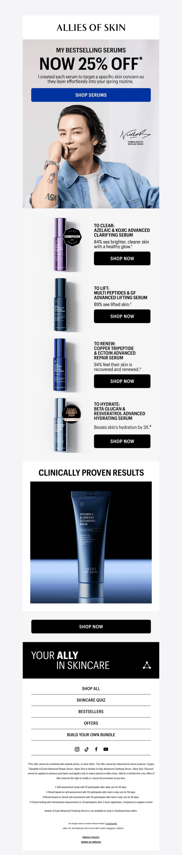 25% Off Serums for Every Concern ✨