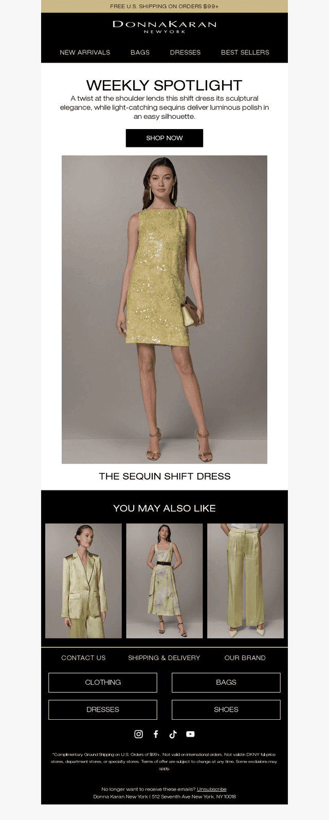 Weekly Spotlight: The Sequin Shift Dress