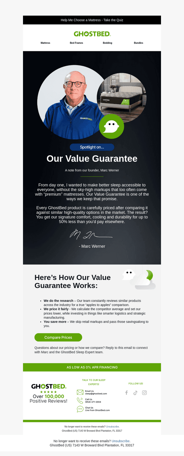 From our Founder Series: Value Guarantee 💲