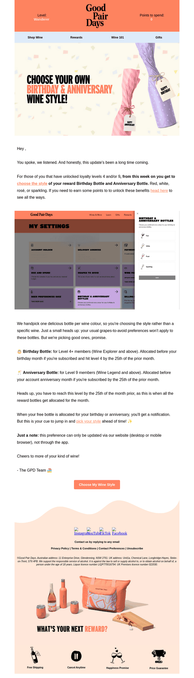 Good Pair Days email from Thu, May 7, 2026