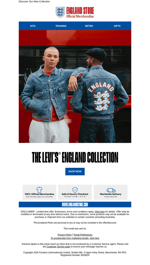 Introducing The Levi's England Collection
