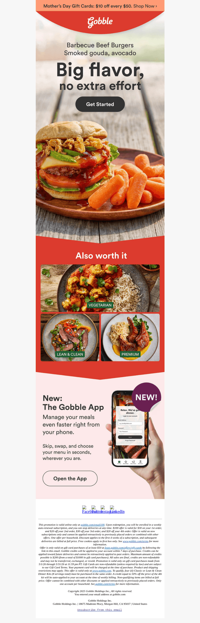 Gobble email from Thu, May 7, 2026