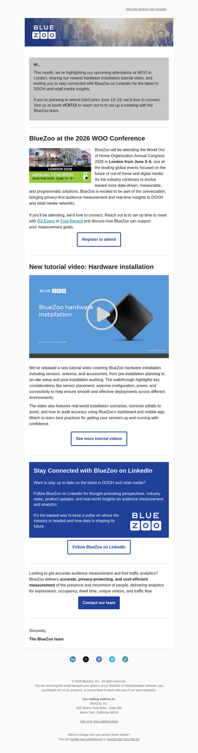 WOO London, New hardware installation tutorial & Connect with BlueZoo