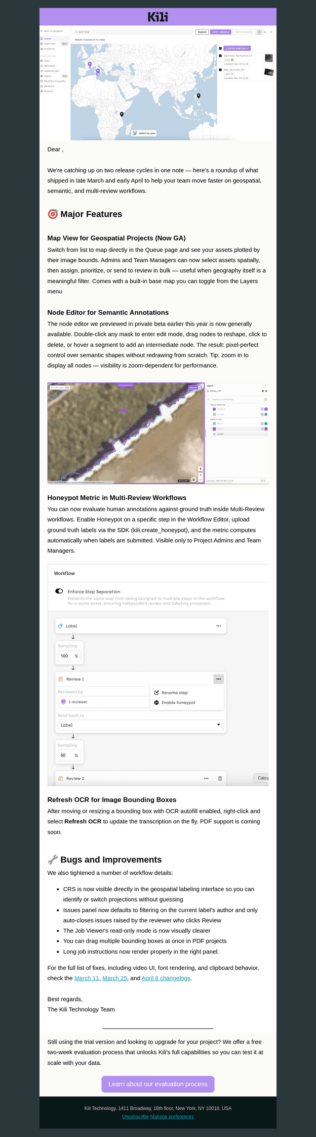 Kili Technology email from Thu, May 7, 2026