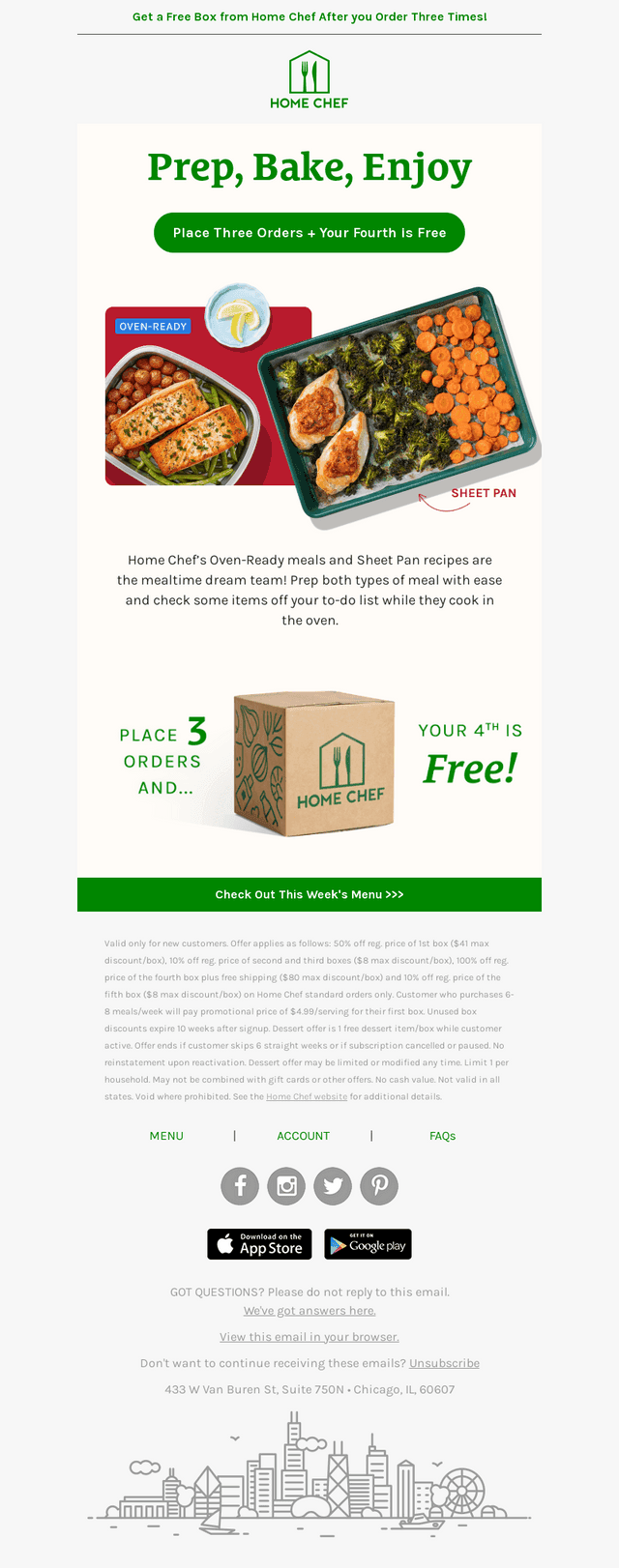 Home Chef email from Thu, May 7, 2026