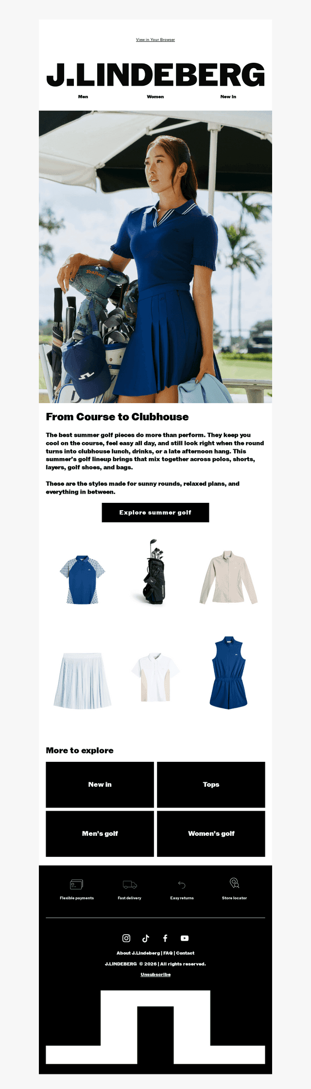 Just in: Your Summer Golf Lineup
