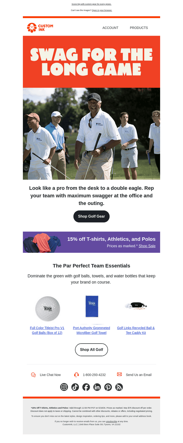 From the office to the opening tee