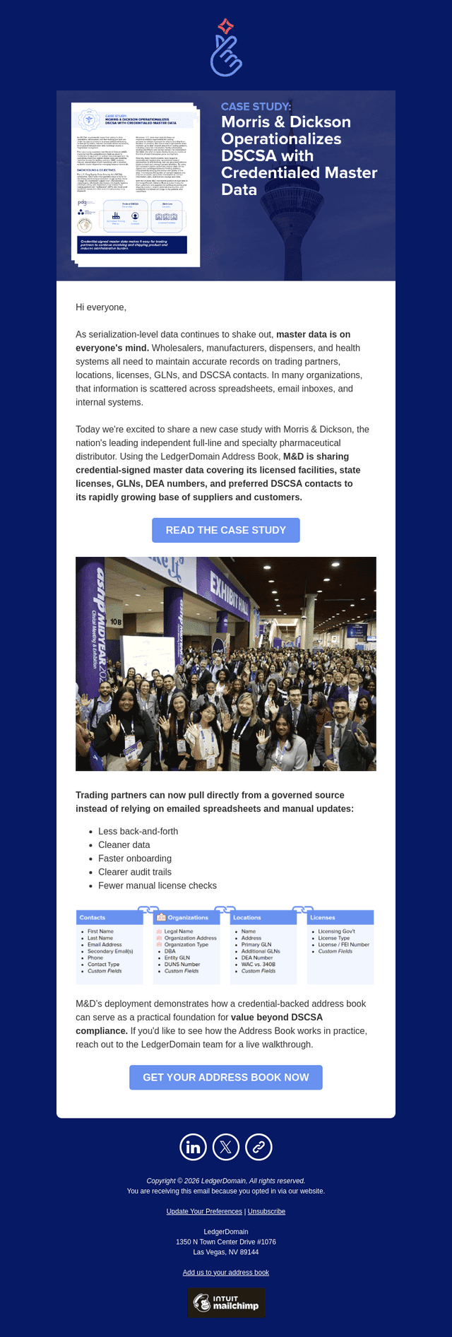 LedgerDomain email from Thu, May 7, 2026