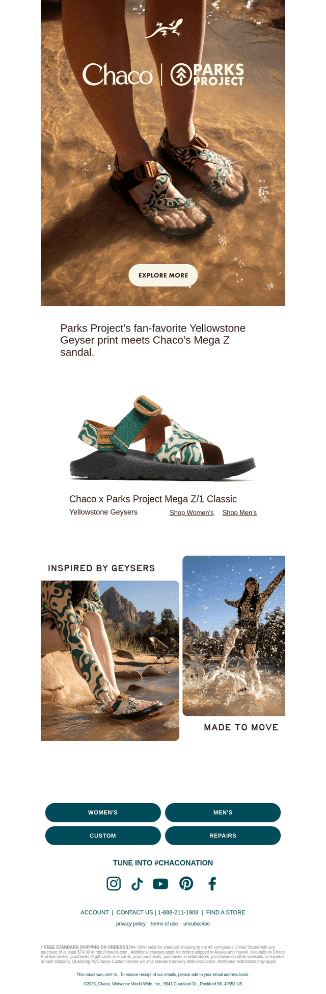 Chaco email from Thu, May 7, 2026