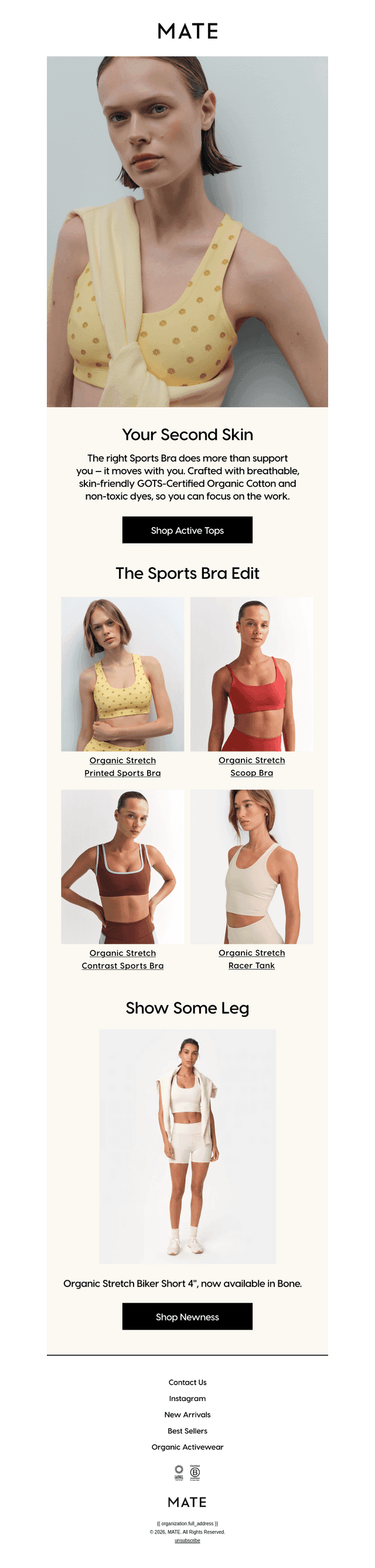 BESTSELLING ACTIVE TOPS