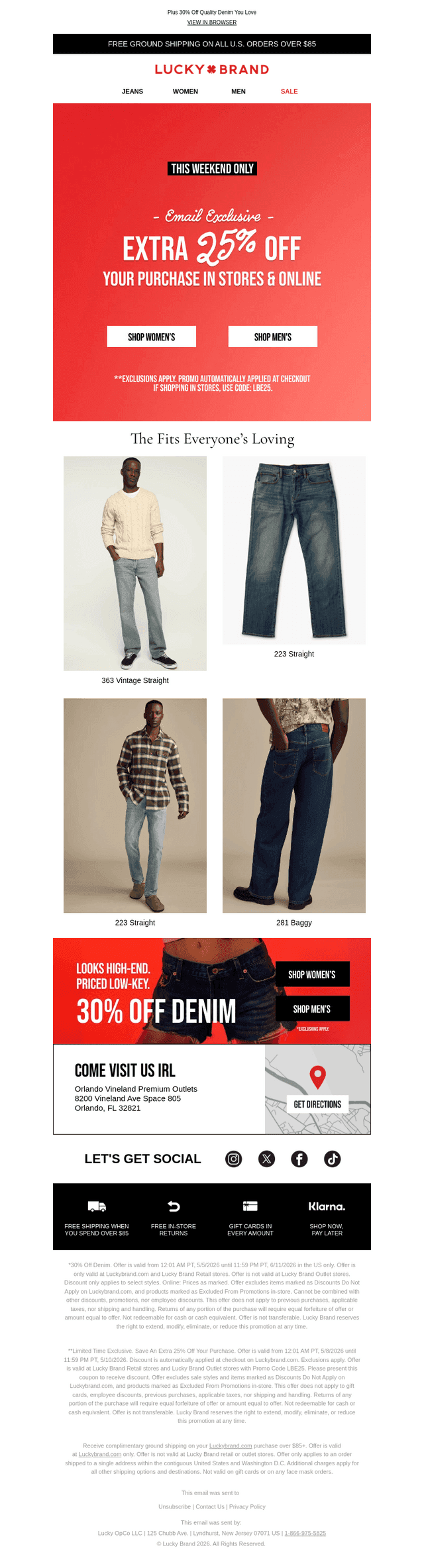 Take An Extra 25% Off This Weekend!