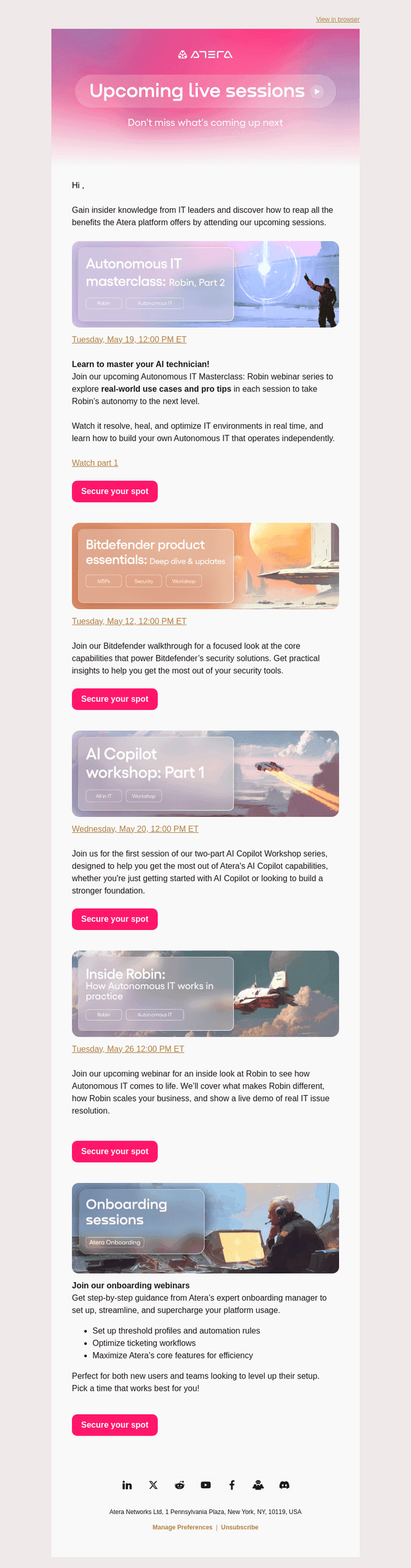 Masterclass, inside Robin, Bitdefender
