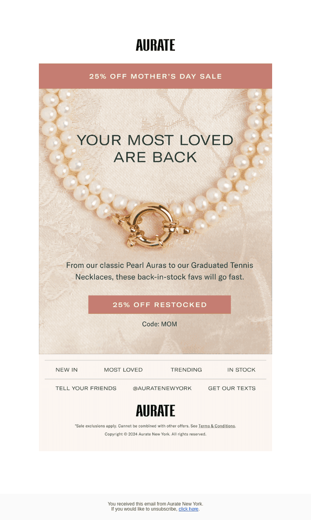 RESTOCKED & 25% OFF