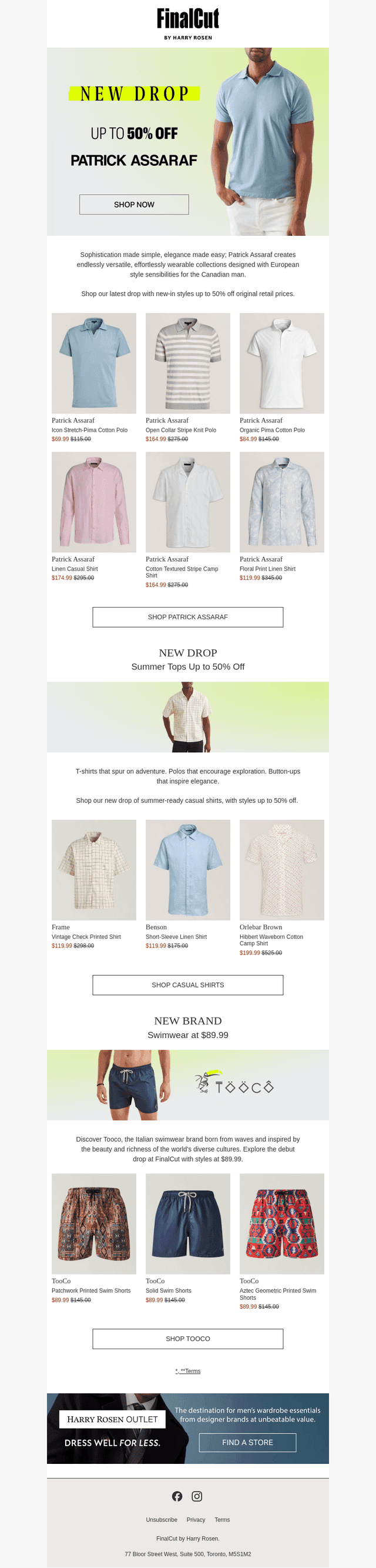 NEW DROP: Patrick Assaraf Up to 50% Off