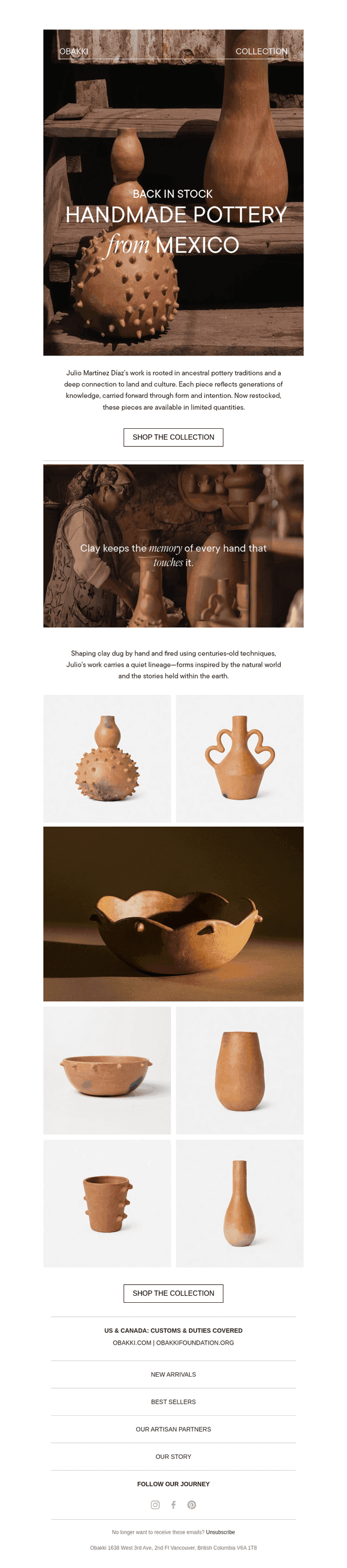 Restocked: Julio's Ancestral Pottery
