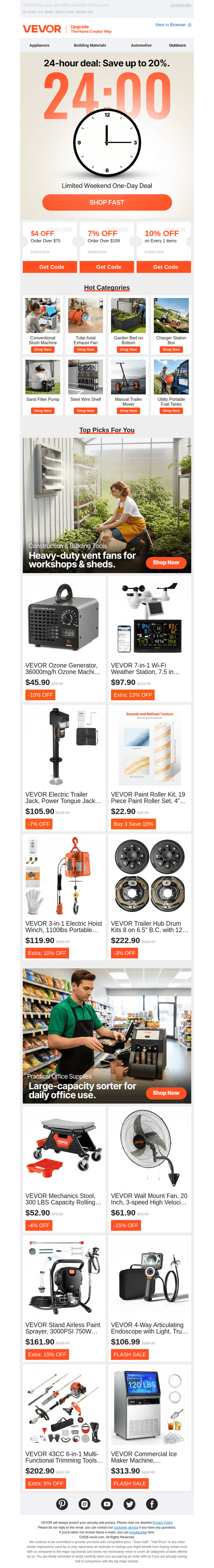 Weekend Limited Sitewide Offers