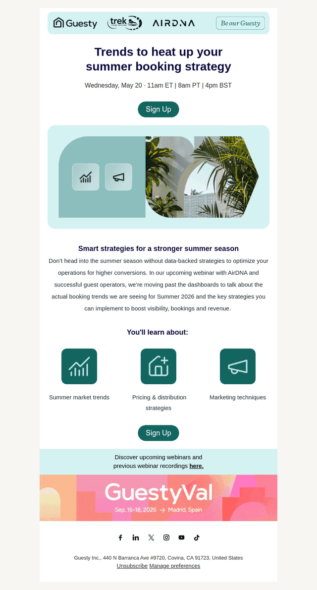 [Free webinar] Master your summer booking strategy