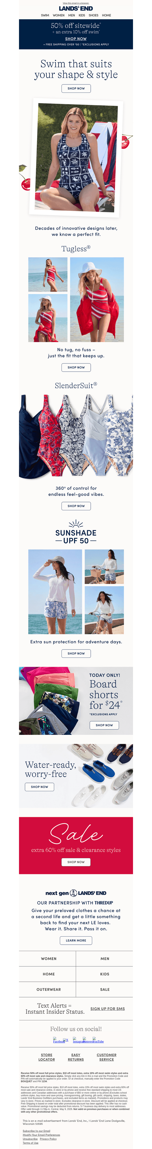 Extra 10% off swim that suits your shape & style
