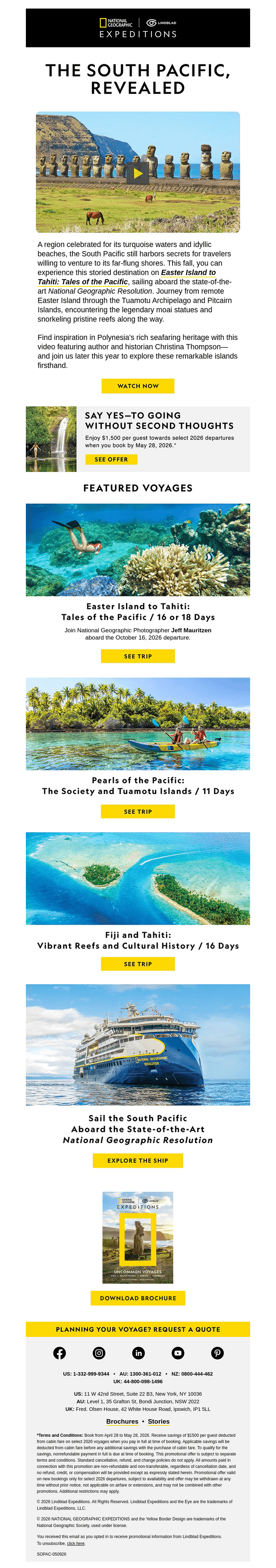 Sail the South Pacific This Fall