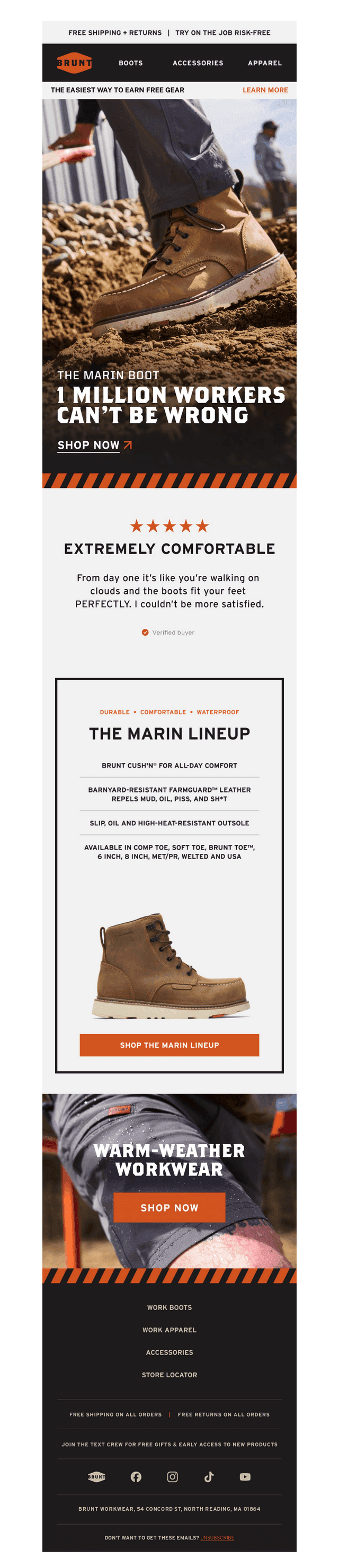 The Marin boot