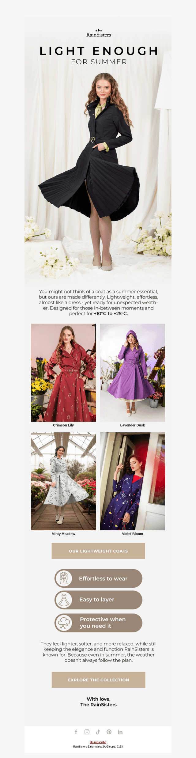 RainSisters email from Sat, May 9, 2026