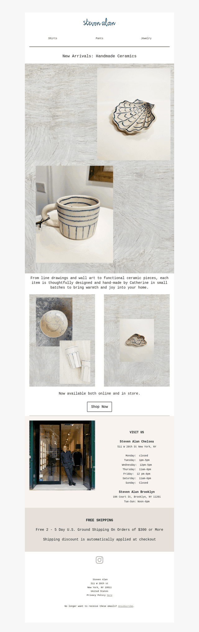 New Arrival: Handmade Ceramics by Rex Studio
