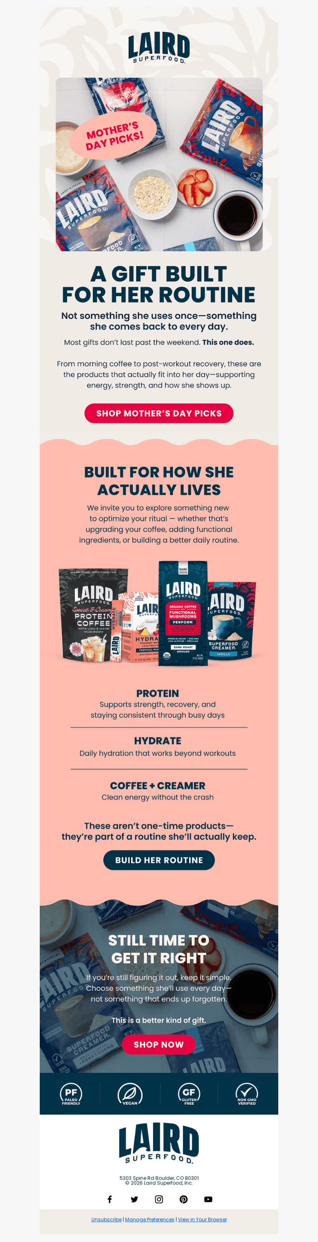 A Gift Built For Her Routine💝