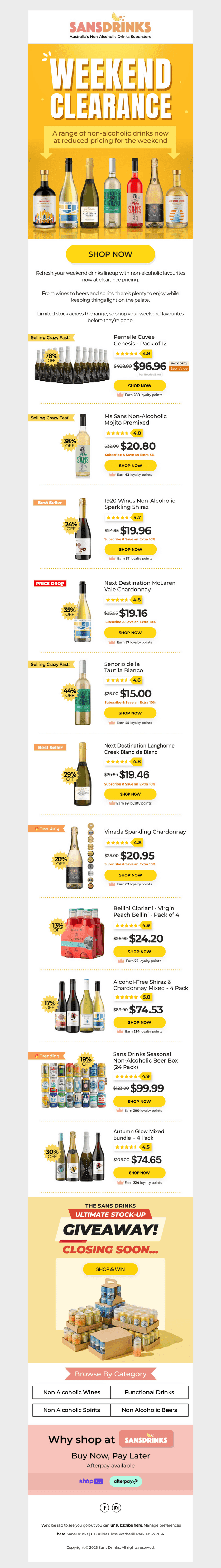 Weekend Sale Ends Soon