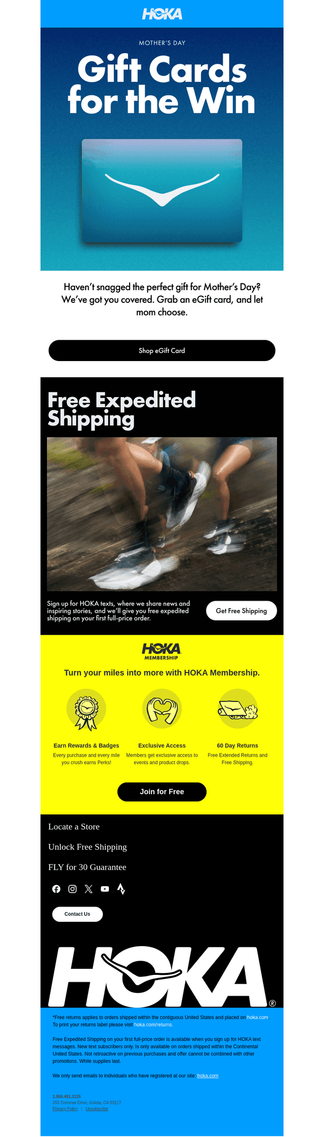 HOKA email from Sun, May 10, 2026