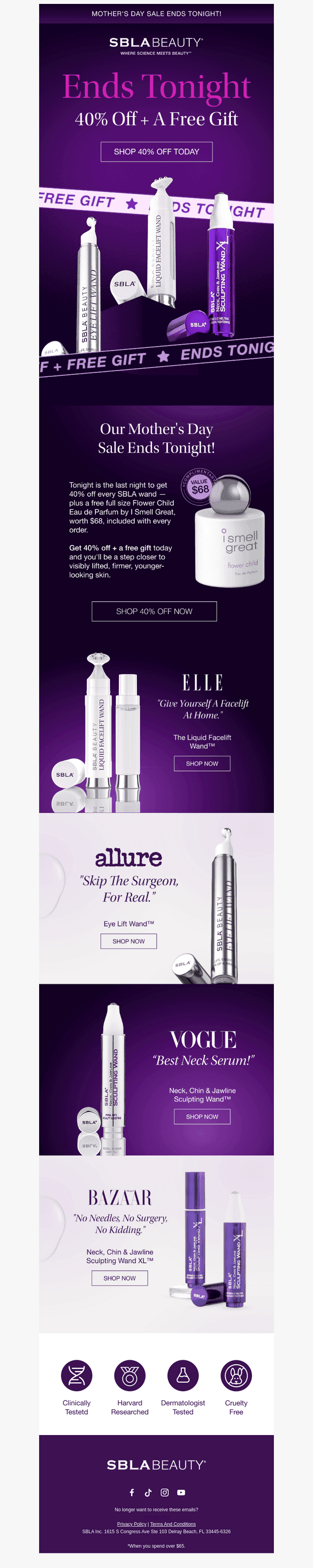 ENDS TONIGHT: 40% Off + A Free Gift 🎁
