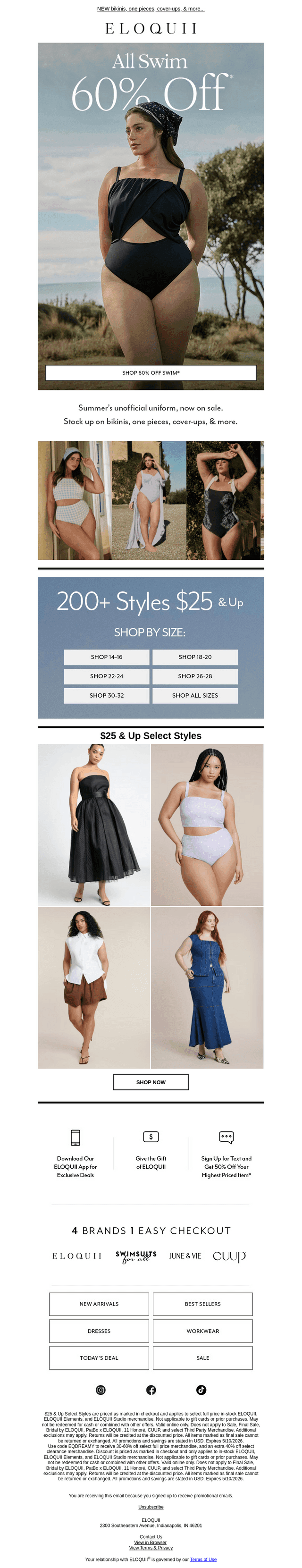 Happening RN: 60% off swim 👙