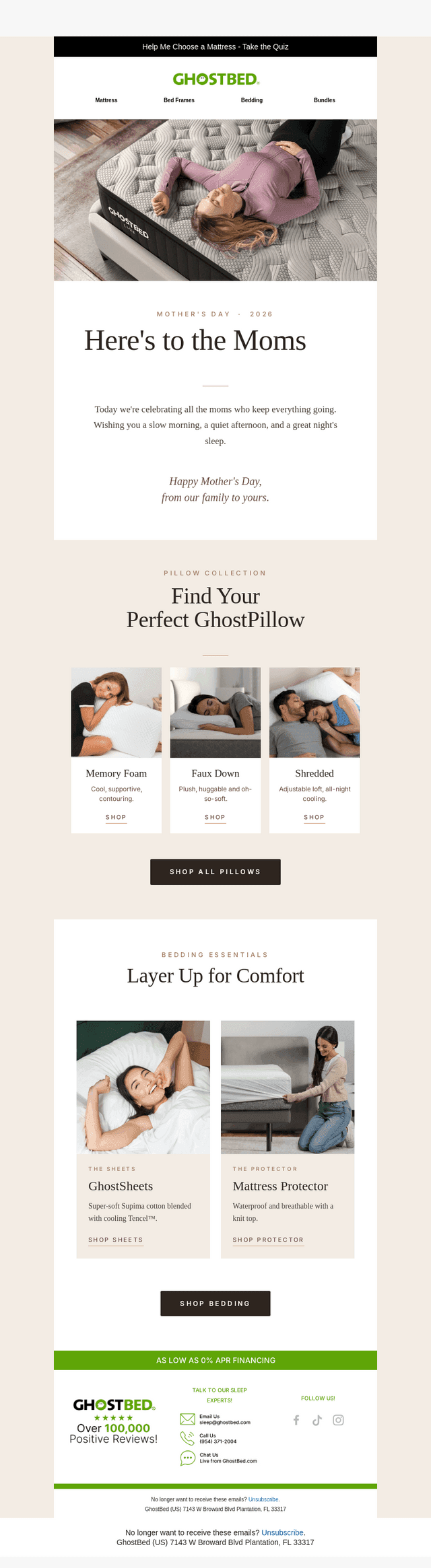 Be the Favorite Child: Buy Mom a GhostBed