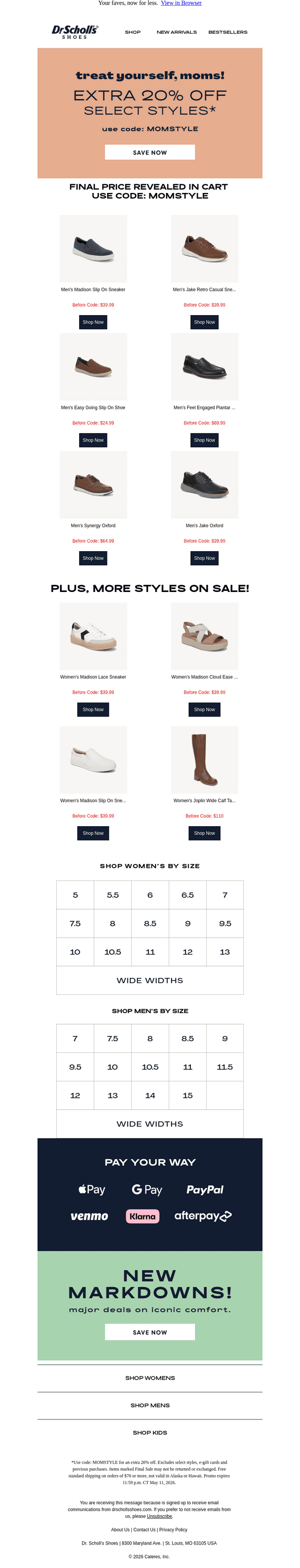 PRICE DROP REMINDER! Enjoy 20% with code MOMSTYLE🔥